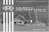 Gazeta Matematica nr. 1-2014 + supliment