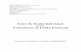 Caiet de Studiu Individual - Comunicare in Limba Franceza