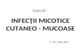 C 3 INFEC┼óII MICOTICE CUTANEO- MUCOASE