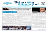 Ziarul "STAREA EDUCATIEI" al Sindicatului independent dein Invatamantul Preuniversitar Sector 4