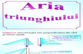 0 Aria Triunghiului Power Point
