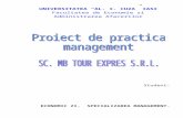 Practica Management - SC Md Tour Expres SRL
