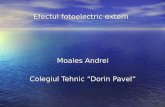 Efectul Fotoelectric Extern Grupa 1
