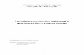 Contributia Cronicarilor Moldoveni La Dezvoltarea Limbii Romane Literare (Autosaved)