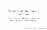 Sindromul de Tunel Carpian