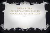 Relatiile Internationale in Secolul XIX