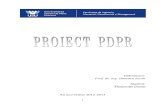 Proiect PDPR