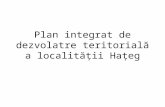 Plan Integrat de Dezvoltare Teritoriala a Localitatii Hateg