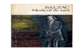 BALZAC Honore de Medicul de Tara