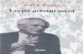 Karl Popper-Lectia Acestui Secol-Nemira (1998)