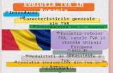 Evolutia TVA in Romania