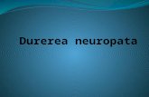 durerea neuropata