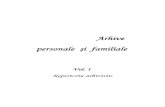 Ranzis F-Arhive Personale Si Familiale -Final, Vol. 1