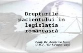 Drepturile Pacientului in Legislatia Romaneasca