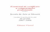 Examenul de Certificare a Competentelor Profesionale_Lucrator in Prelucrari La Cald