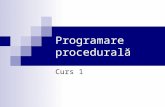 Programare Procedurala