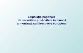 Legislatie SSM- Prezentare