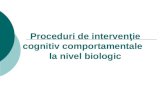 Proceduri de Interventie La Nivel Biologic
