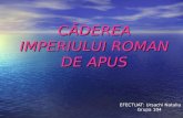 CĂDEREA IMPERIULUI ROMAN DE APUS