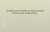 Unificarea Italiei Si Germaniei