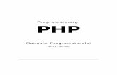 Manual PHP incepatori