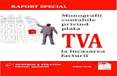 Raport Special Monografii Contabile Privind Plata TVA La Incasarea Facturii