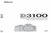 Nikon D 3100, Manual utilizare