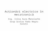 Actionari Electrice in Mecatronica 2