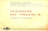 Cuclin, Dimitrie - Manual de Muzica, Clasa III-A Secundara