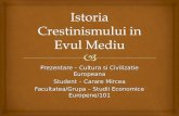 Istoria Crestinismului in Evul Mediu