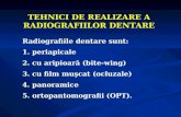 Tehnici de Realizare Radiografii Dentare I