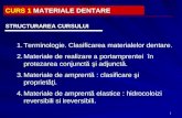Materiale Dentare -Curs 1
