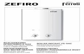 Manual de Utilizare Instant Ferroli Zefiro c11