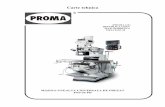 Proma 13354 Proma Carte Tehnica Masina de Frezat Metale Fns 55pd
