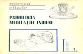 Mircea Eliade - Psihologia Meditatiei Indiene
