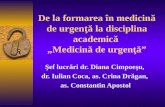 Formarea in Medicina de Urgenta - Diana Cimpoiesu