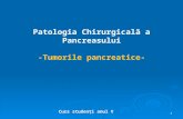 Curs Pancreas Tumori