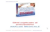 51536285 Ghid Explicativ Al Principalelor Analize Medicale
