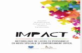IMPACT - Metodologie de Lucru Cu Persoanele Cu Nevoi Speciale Si Comportament Dificil - 2012