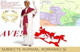 subiecte romani, romanici şi barbari