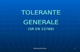 Curs 8 - Tolerante Generale