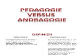 Pedagogie vs Andragogie