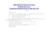 Impozitele Si Taxele Locale La Primaria Municipiului Rm.valcea - Cu Caractere de 12