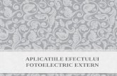 Aplicatiile Efectului Fotoelectric Extern 2007