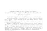 Studiu Comparativ privind Cariera Functionarilor Publici in State Membre ale Uniunii Europene.doc
