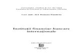 Institutii Financiar Bancare Internationale Dumitriu