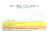 Genetica Moleculara Curs