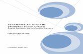 Statistica Aplicata in Stiintele Socio-umane. Volume 2 (Romanian)