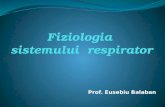 Fiziologia sistemului respirator