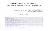 Structura Sistemului de Invatamant Din Romania